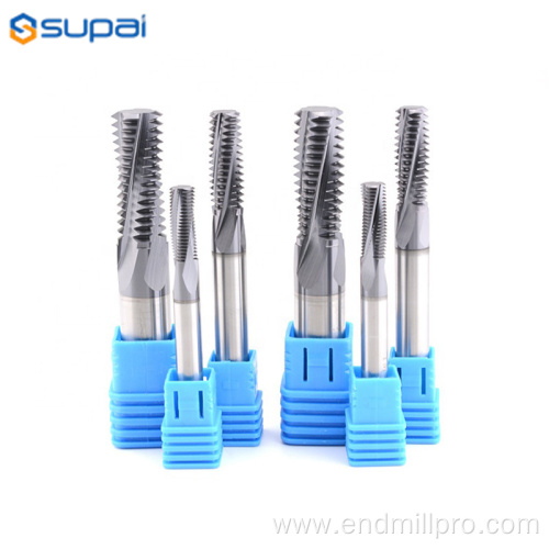 Multi-tooth Coated Thread End Mill Milling Cutter